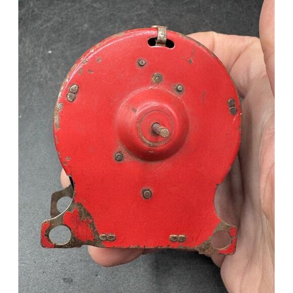 Rare Antique Tin Litho Tinker Toy Windup Motor Works! TO4 - Picture 8 of 10